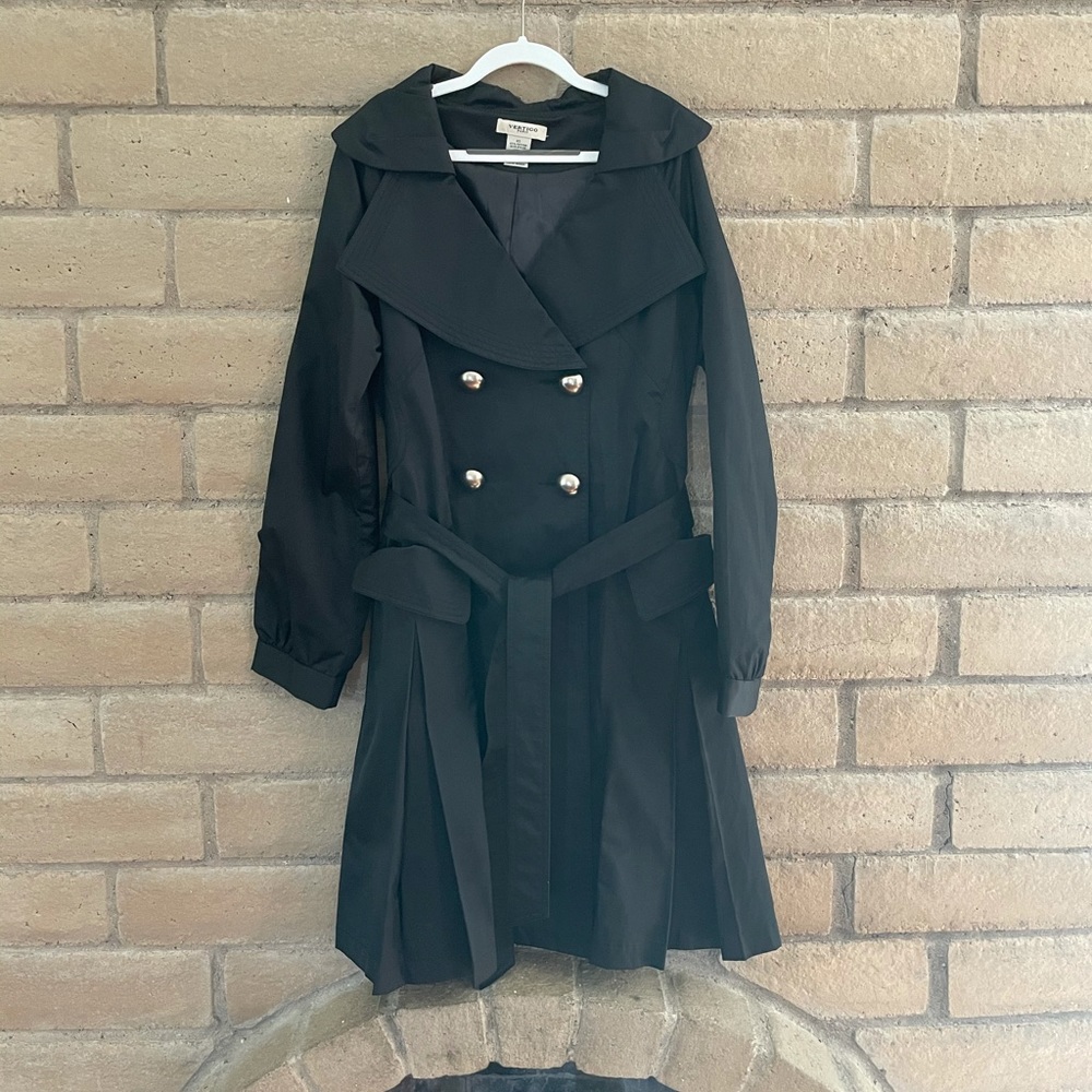 Black trench coat
